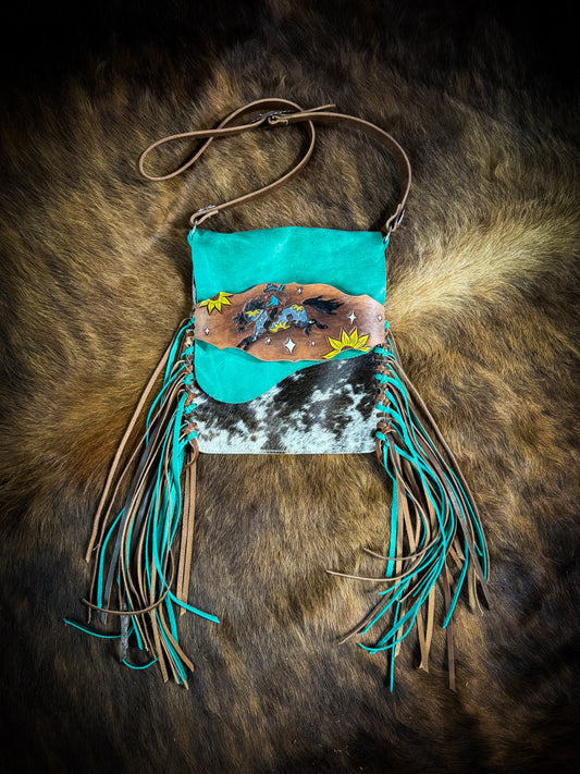 “Turquoise cowgirl” purse