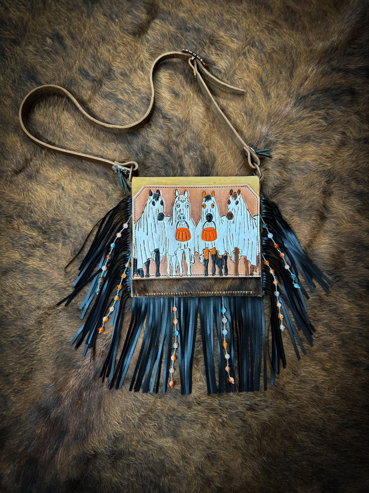 “Ghost horse” purse