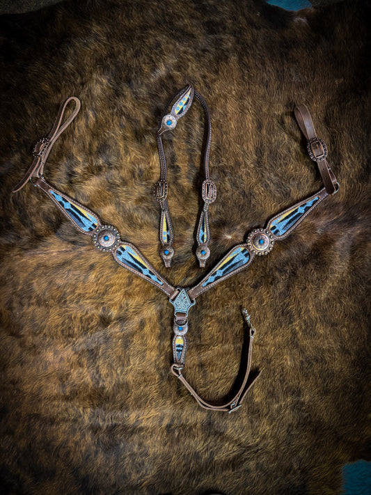 Tack set made with Genuine Pendleton wool