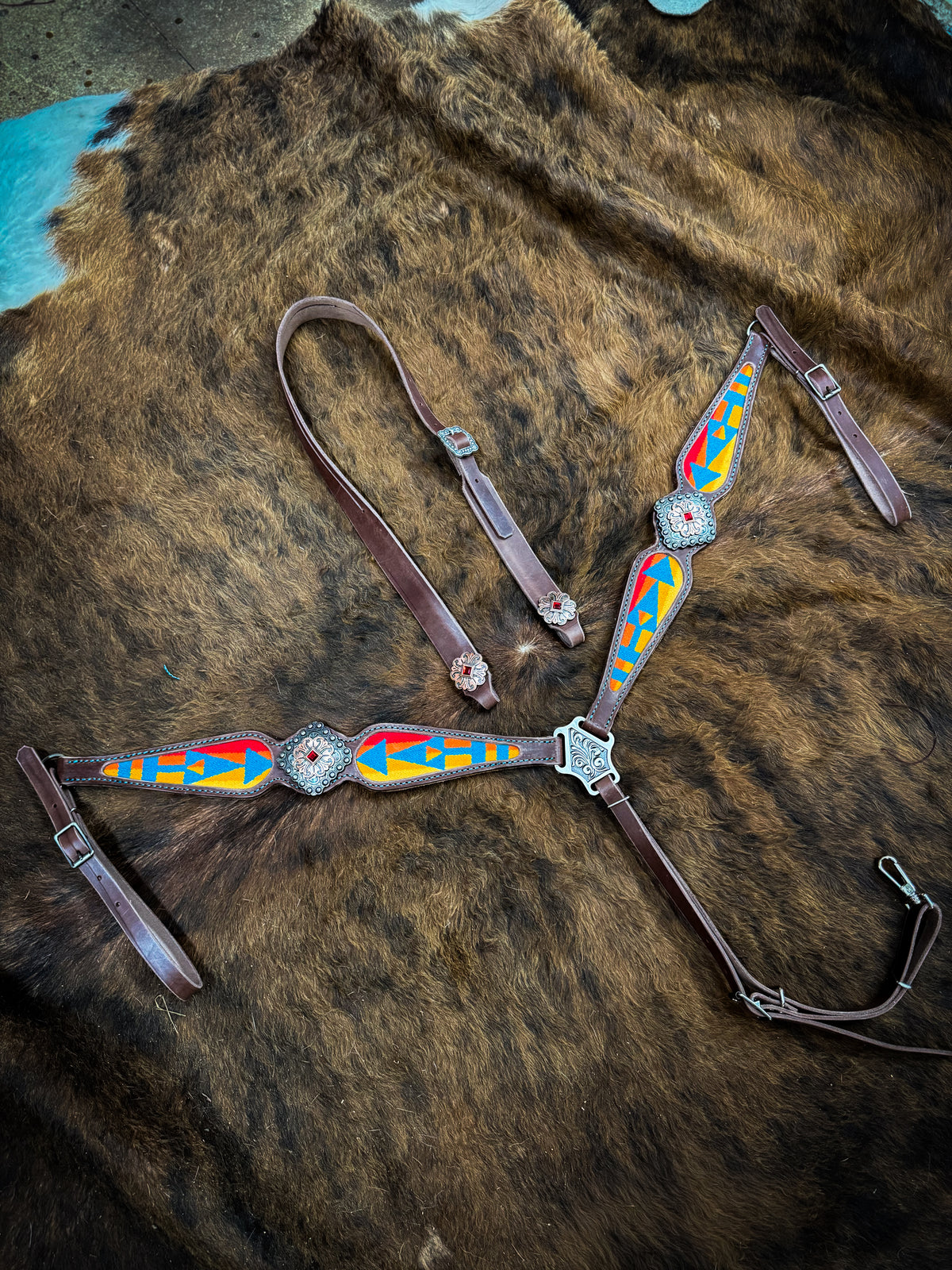 Genuine Pendleton wool tack set