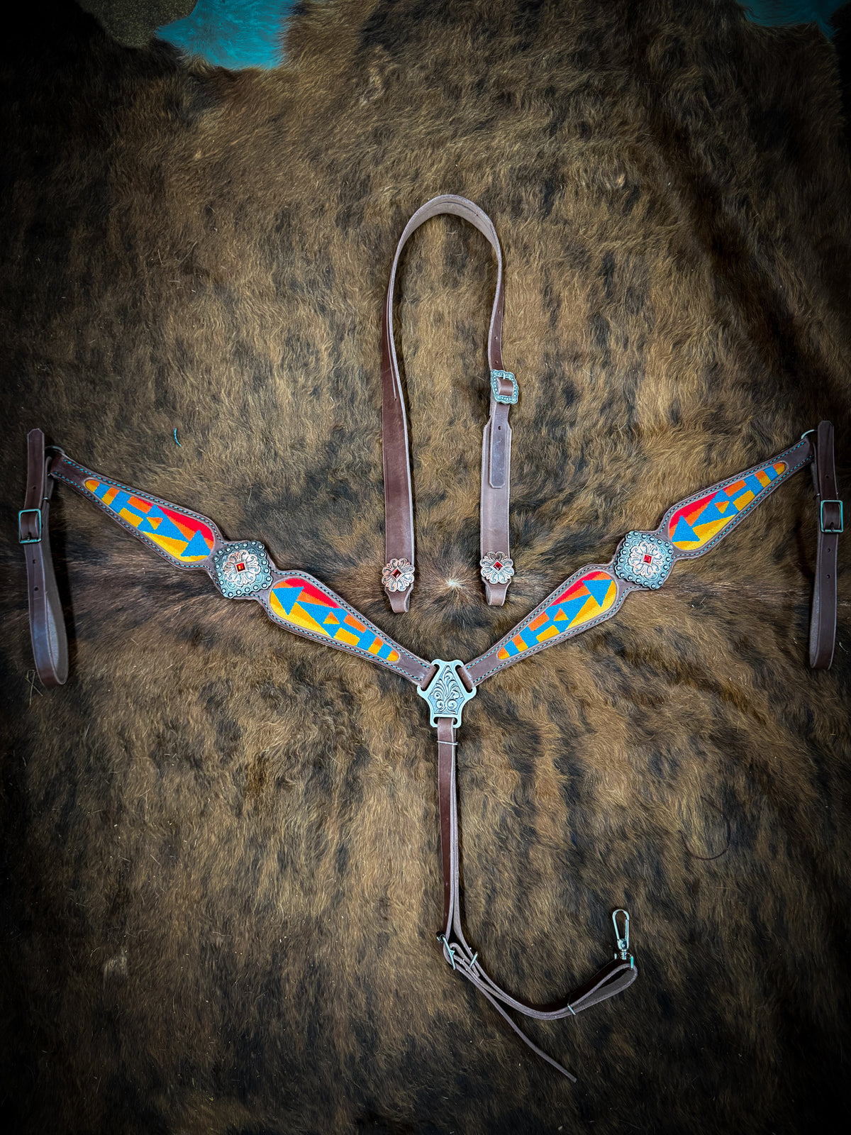 Genuine Pendleton wool tack set