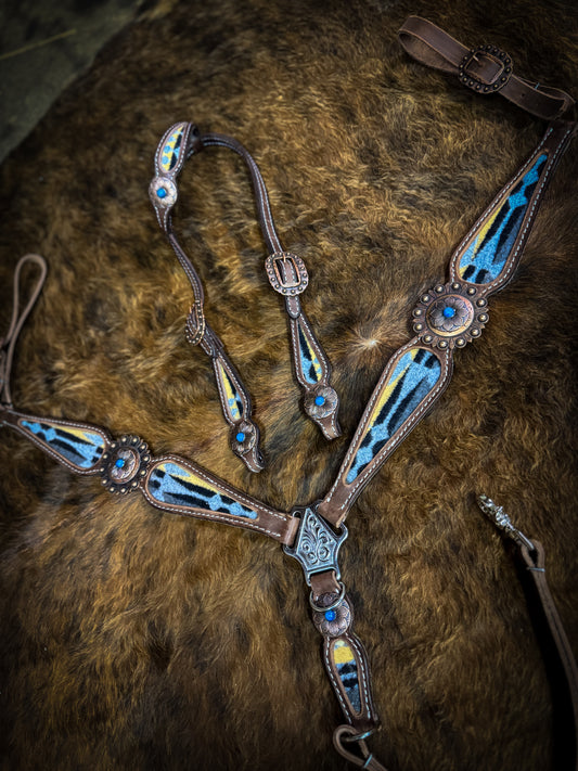 Tack set made with Genuine Pendleton wool